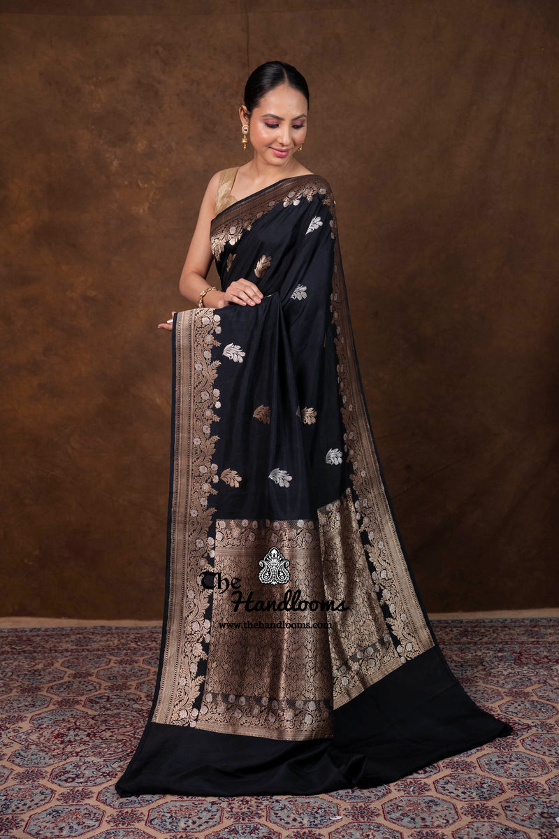 Pure Mashru Katan Silk Banarasi Handloom Saree