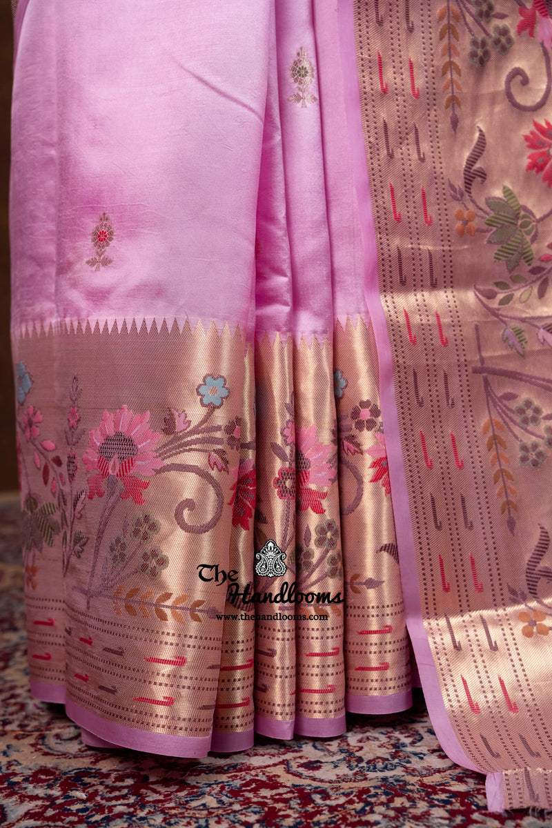Pure Mango Silk Banarasi Handloom Saree