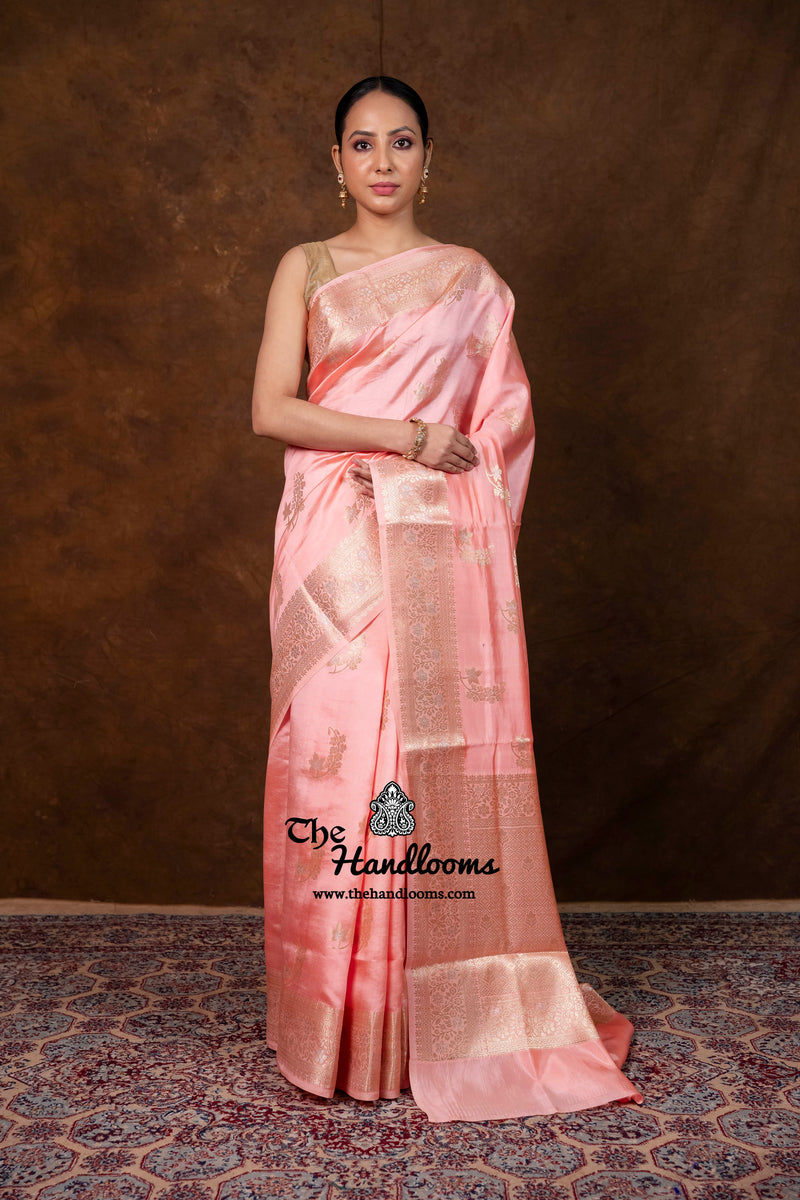 Pure Mango Silk Banarasi Handloom Saree
