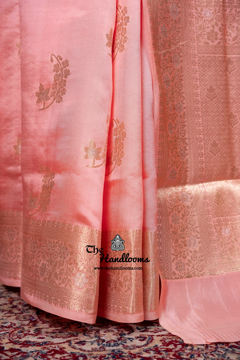 Pure Mango Silk Banarasi Handloom Saree