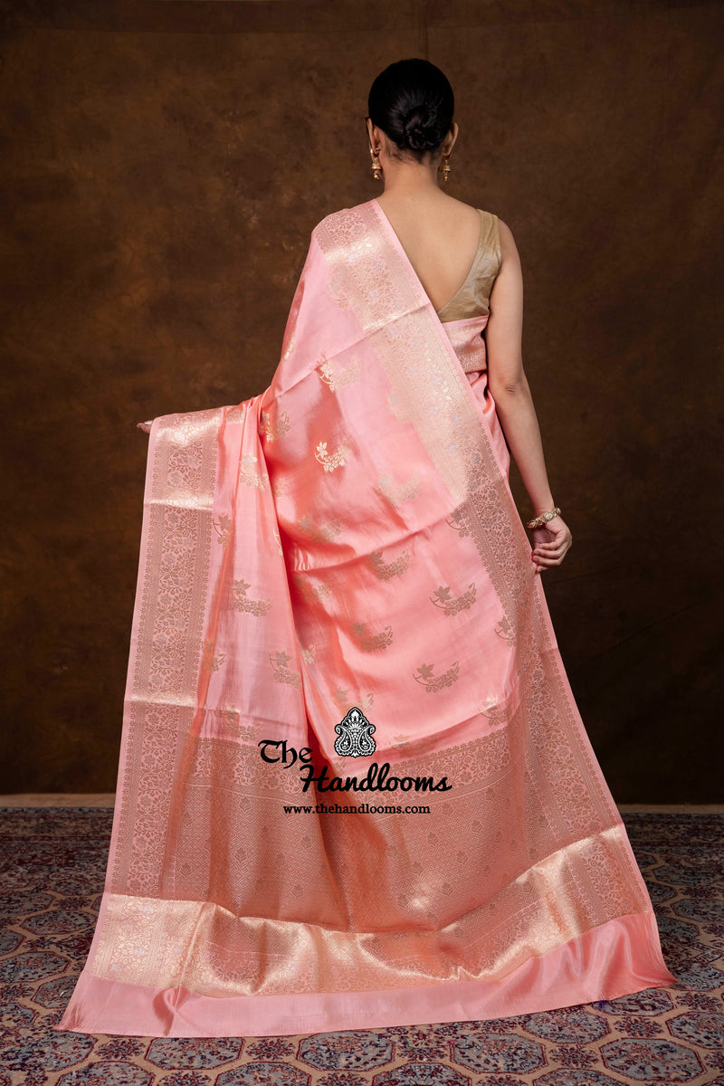Pure Mango Silk Banarasi Handloom Saree