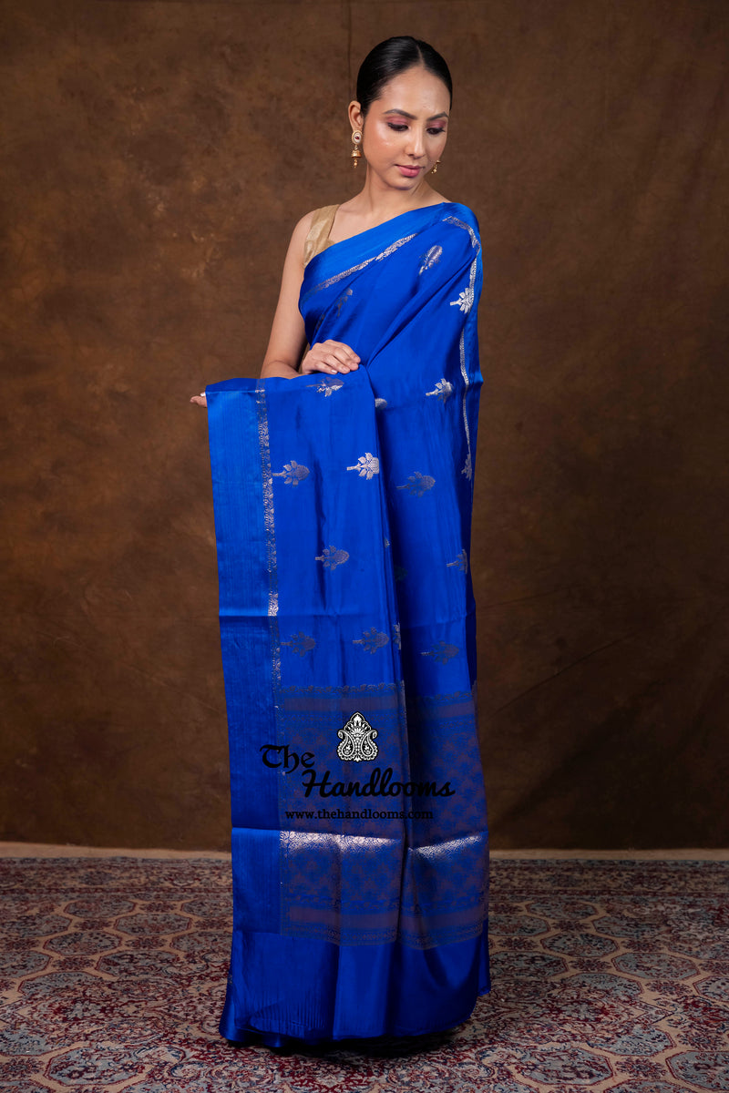Pure Mango Silk Banarasi Handloom Saree