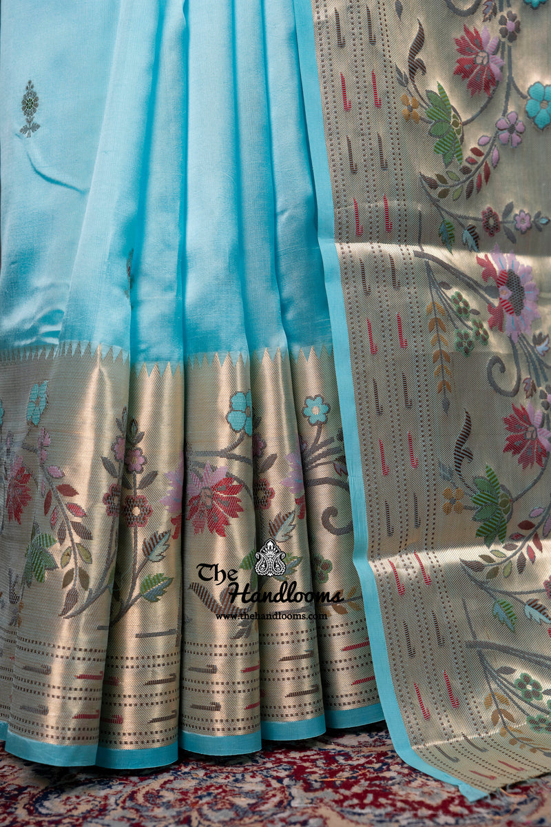 Pure Mango Silk Banarasi Handloom Saree