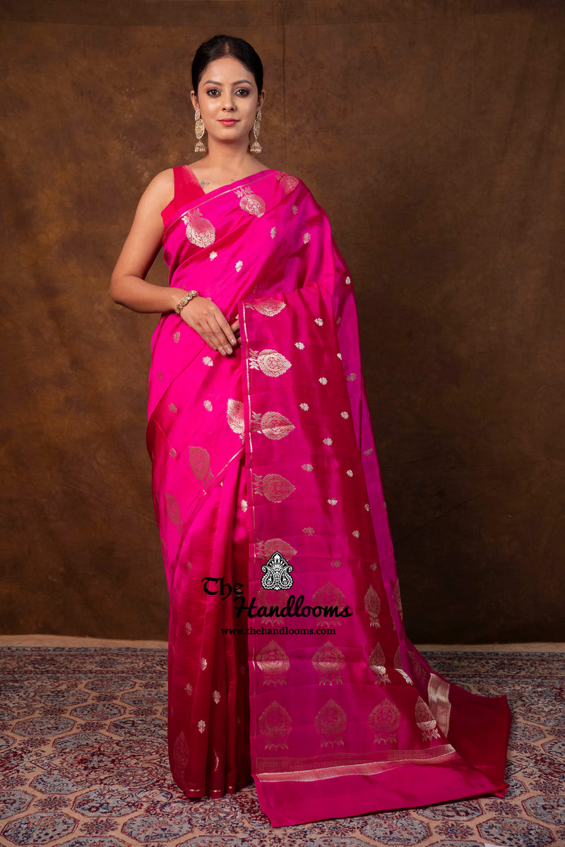 Pure Mango Silk Banarasi Handloom Saree