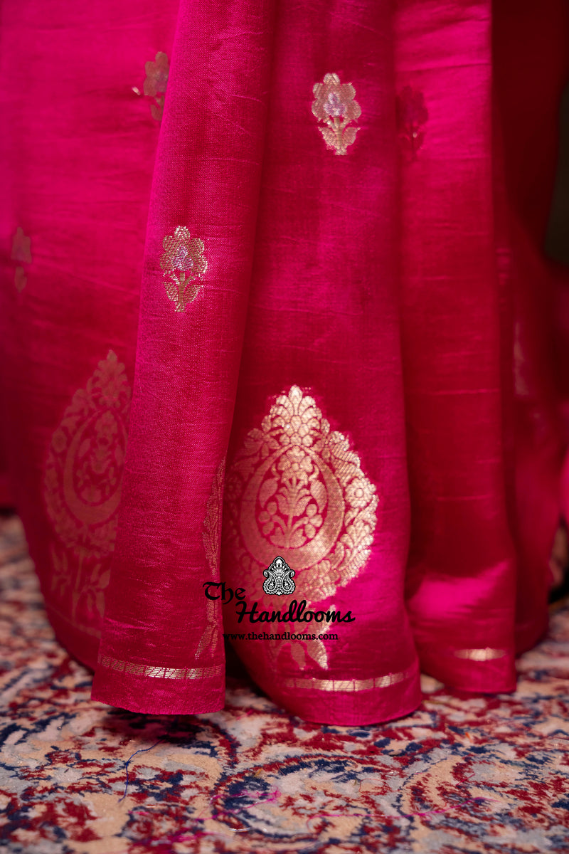 Pure Mango Silk Banarasi Handloom Saree