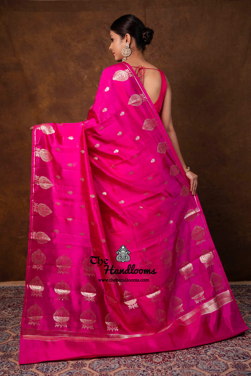 Pure Mango Silk Banarasi Handloom Saree