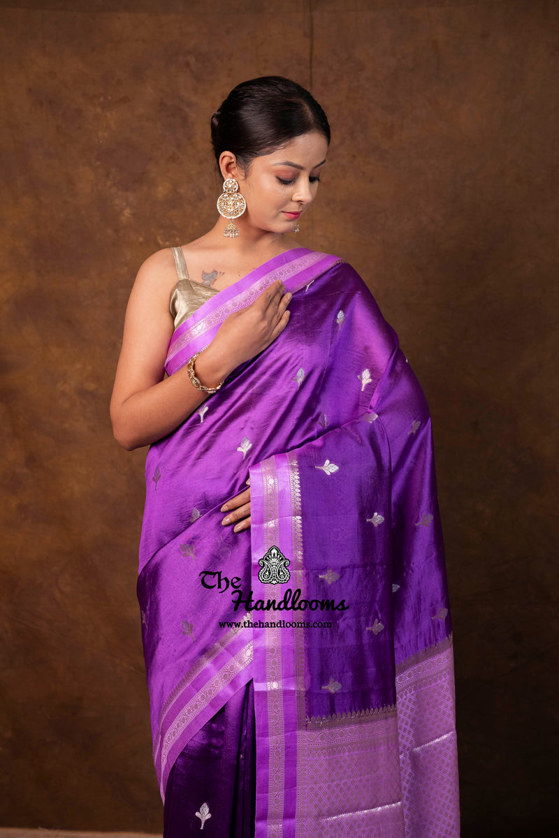 Pure Mango Silk Banarasi Handloom Saree