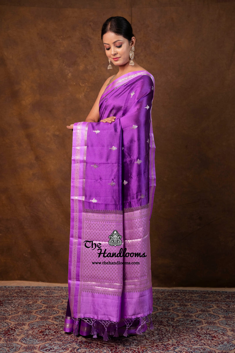 Pure Mango Silk Banarasi Handloom Saree