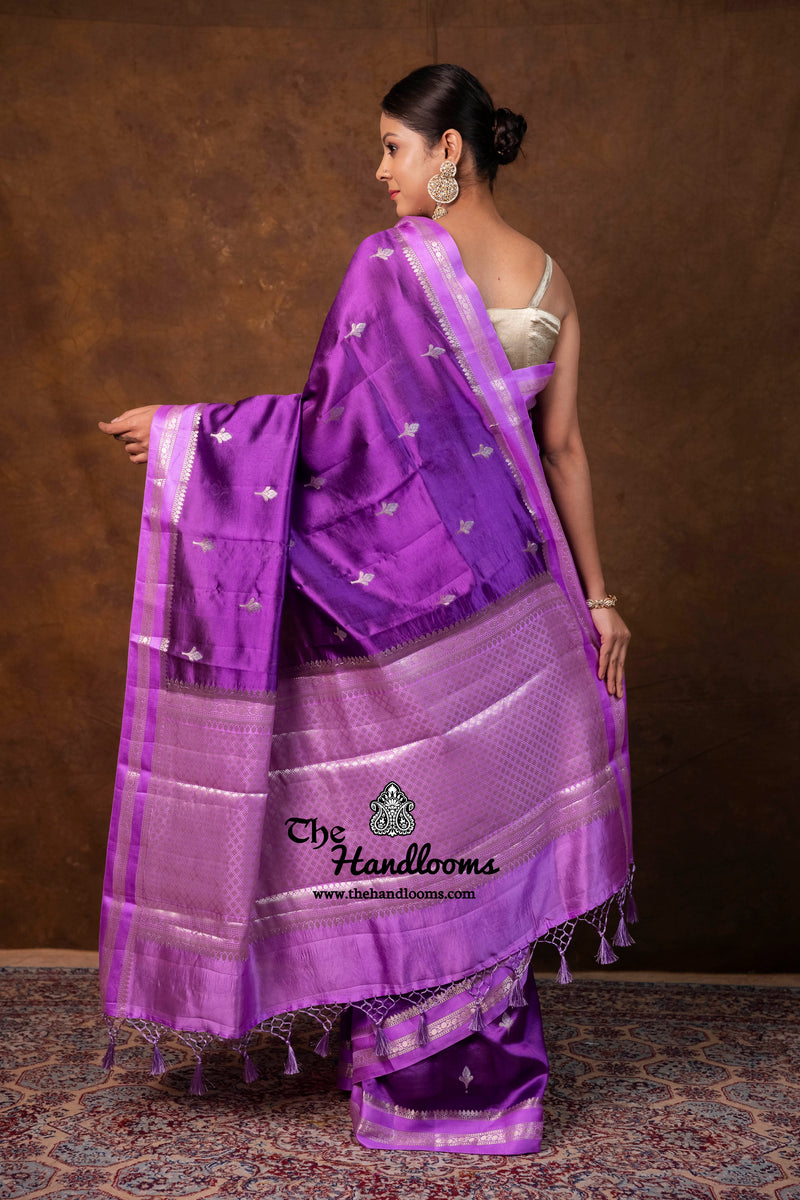 Pure Mango Silk Banarasi Handloom Saree