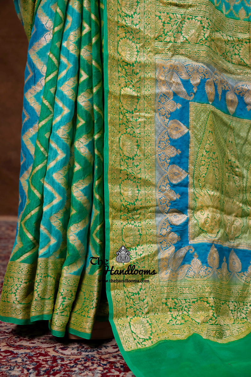 Pure Chiffon Khaddi Banarasi Saree