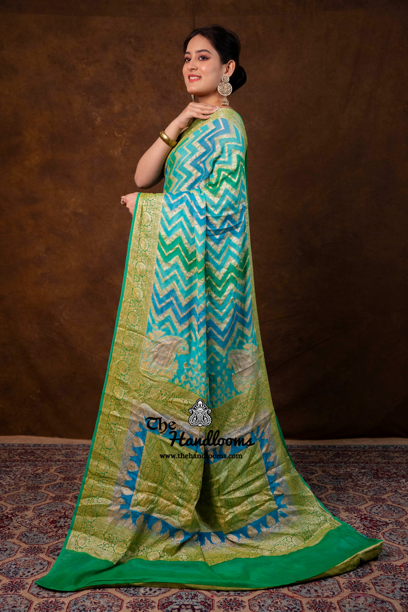 Pure Chiffon Khaddi Banarasi Saree