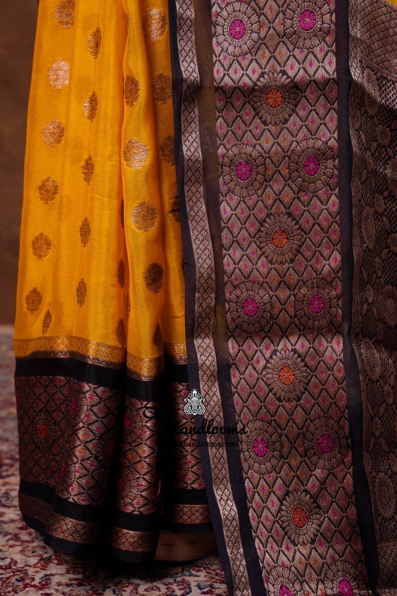Pure Chiffon Khaddi Banarasi Saree