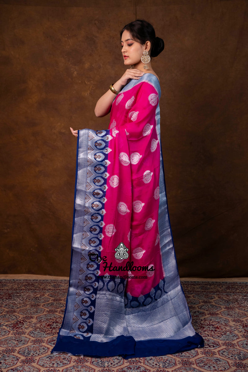Pure Chiffon Khaddi Banarasi Saree