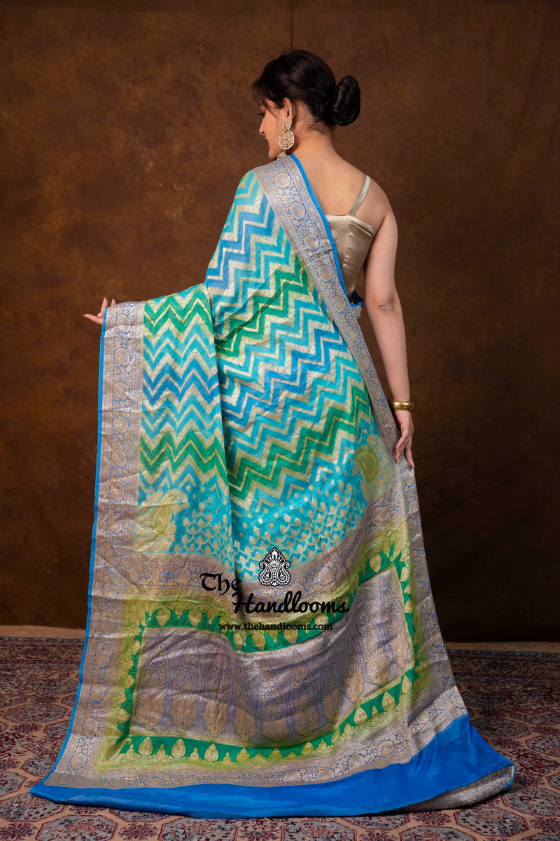 Pure Chiffon Khaddi Banarasi Saree