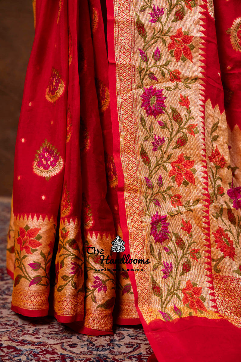 Pure Chiffon Khaddi Banarasi Saree