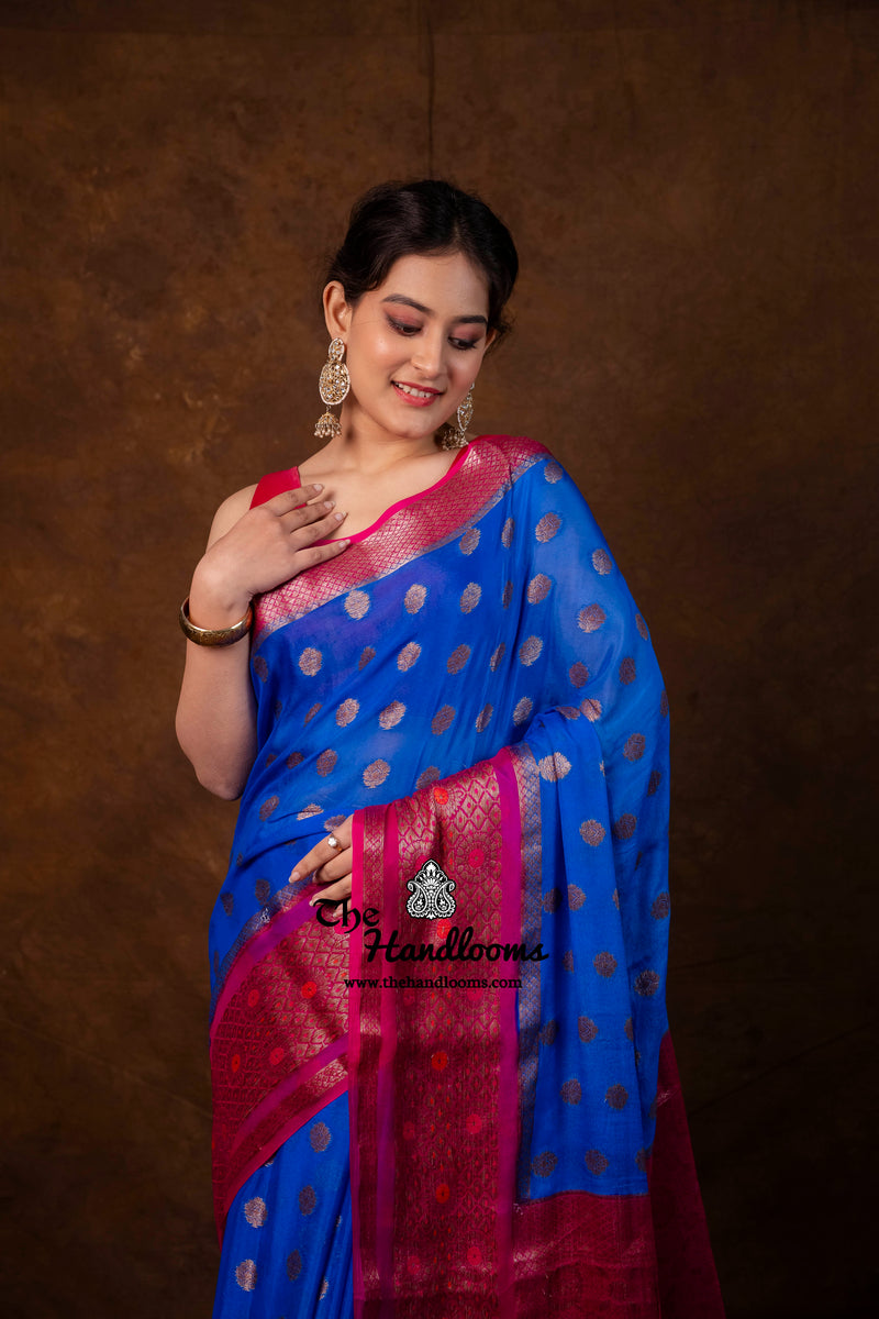 Pure Chiffon Khaddi Banarasi Saree