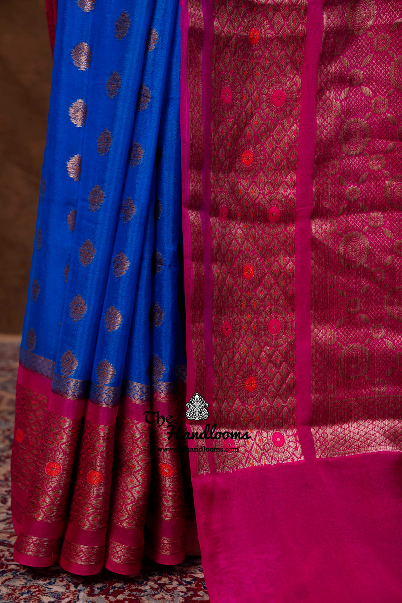 Pure Chiffon Khaddi Banarasi Saree