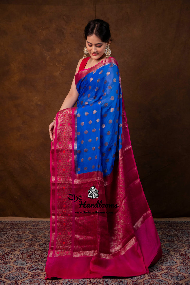 Pure Chiffon Khaddi Banarasi Saree