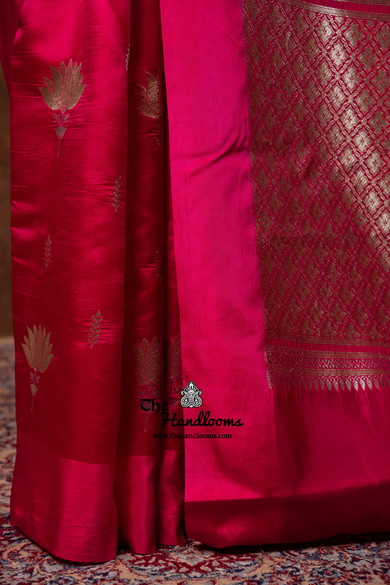 Pure Mango Silk Banarasi Handloom Saree