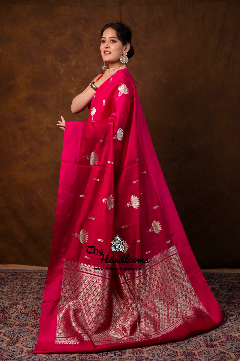 Pure Mango Silk Banarasi Handloom Saree