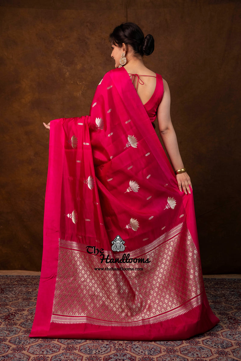 Pure Mango Silk Banarasi Handloom Saree