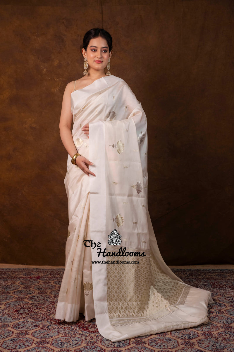 Pure Mango Silk Banarasi Handloom Saree