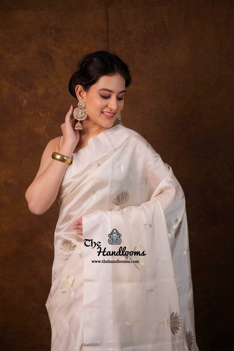 Pure Mango Silk Banarasi Handloom Saree