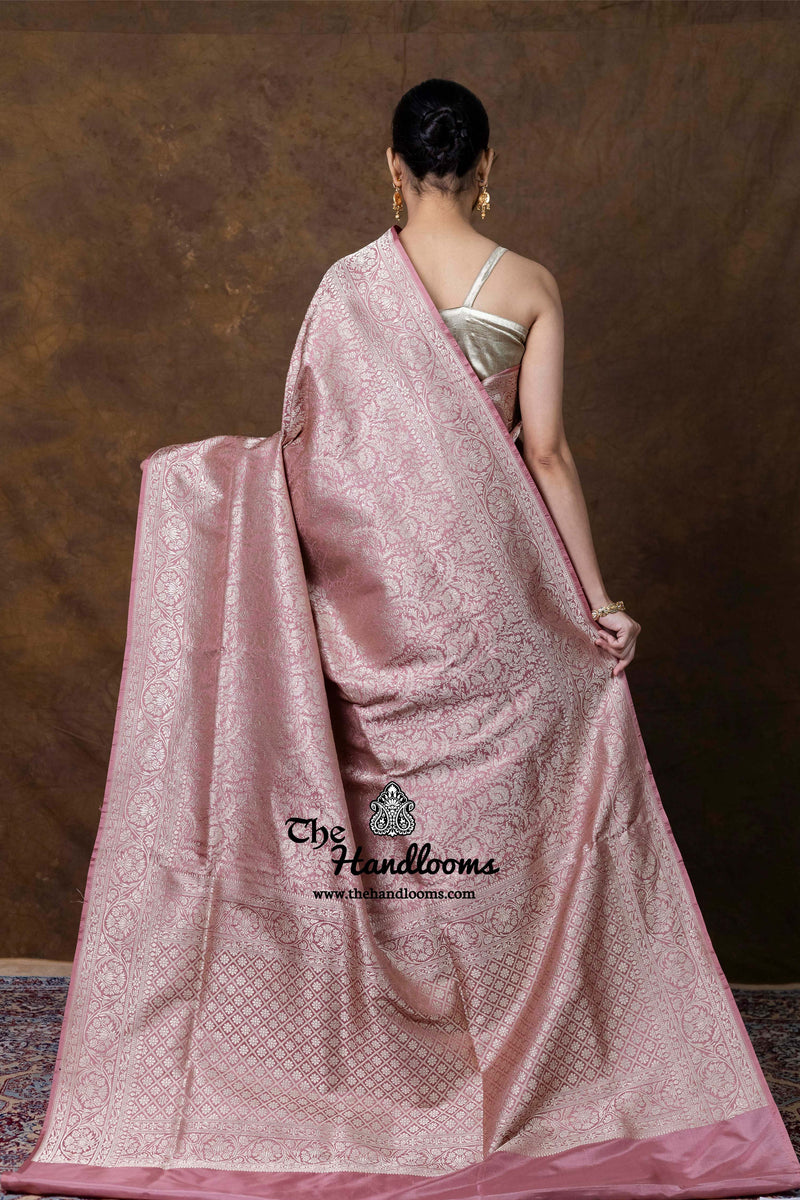 Pure Katan Silk Banarasi Handloom Saree - Tanchui Brocade