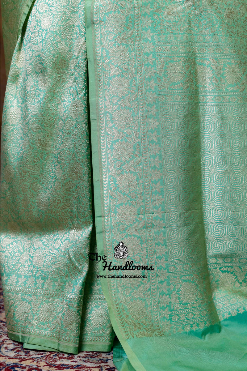 Pure Katan Silk Banarasi Handloom Saree - Tanchui Brocade