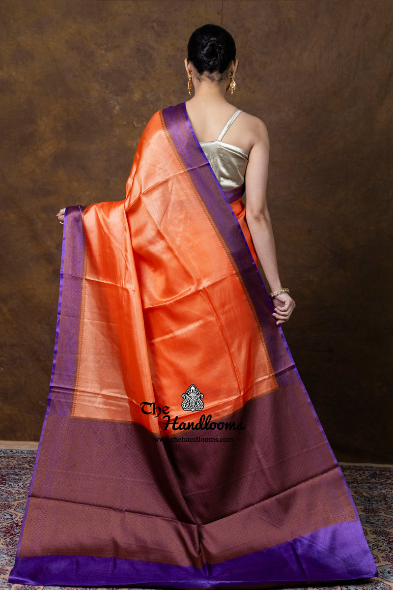 Pure Tussar Silk Handloom Banarasi Saree