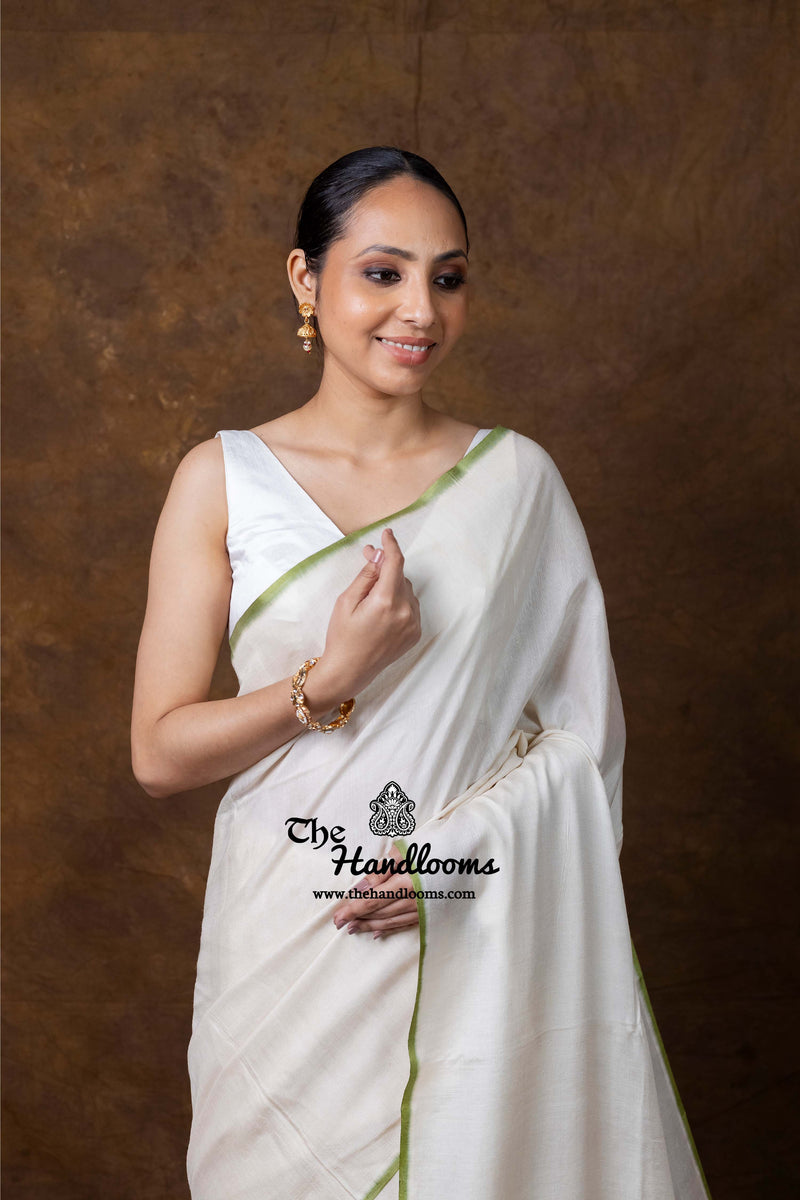 Pure Moonga Silk Handloom Banarasi Saree