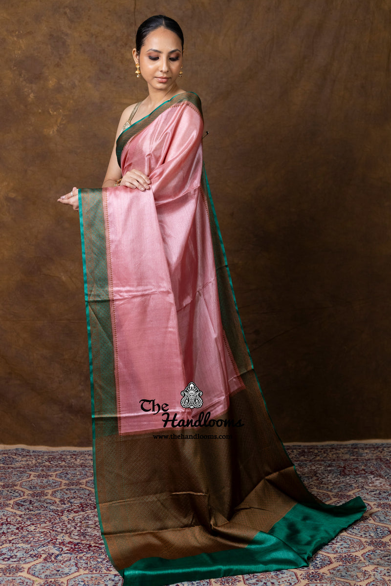 Pure Tussar Silk Handloom Banarasi Saree