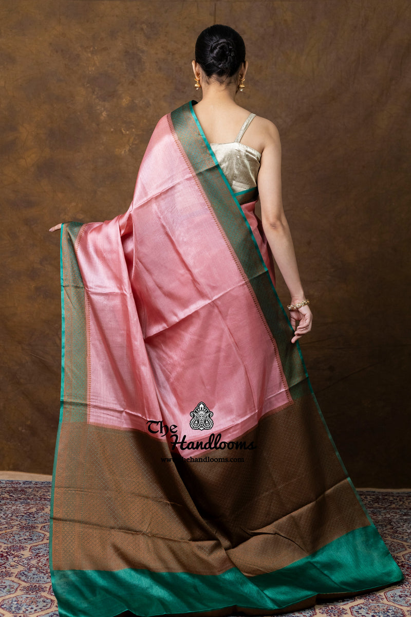 Pure Tussar Silk Handloom Banarasi Saree