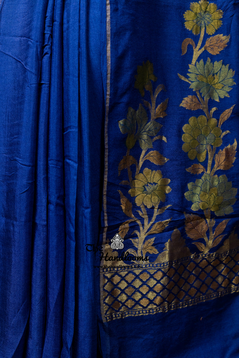 Pure Moonga Silk Handloom Banarasi Saree