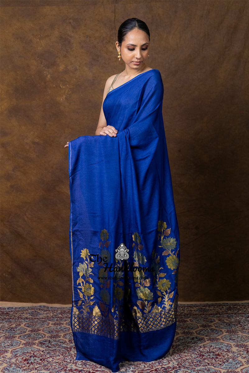 Pure Moonga Silk Handloom Banarasi Saree