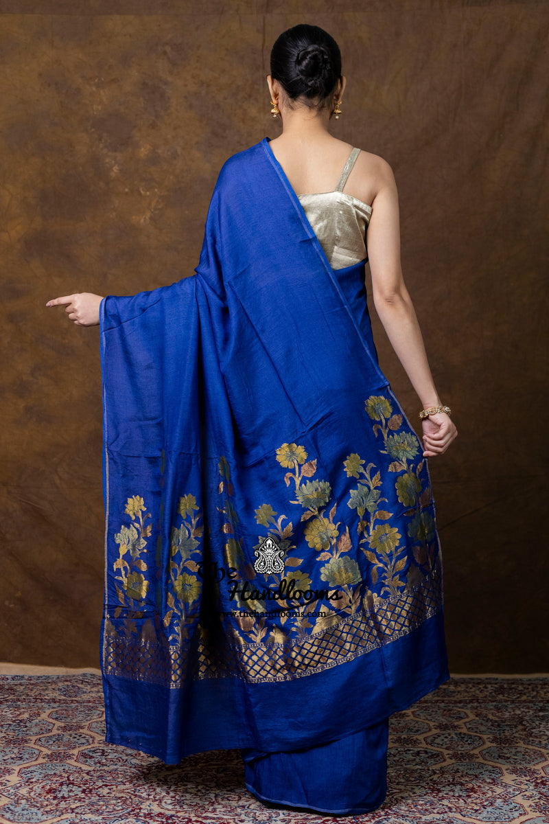 Pure Moonga Silk Handloom Banarasi Saree