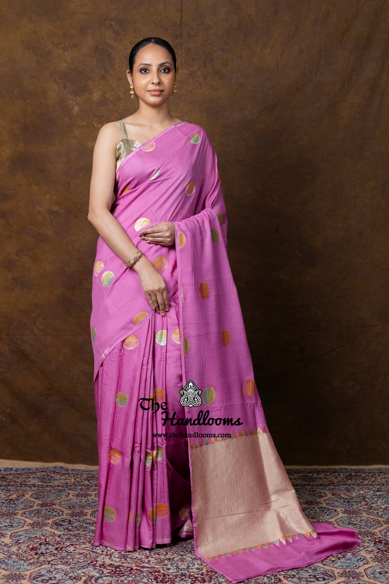 Pure Moonga Silk Handloom Banarasi Saree