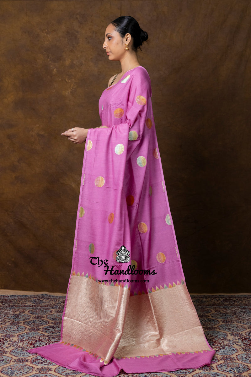 Pure Moonga Silk Handloom Banarasi Saree