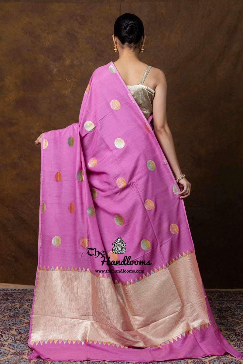 Pure Moonga Silk Handloom Banarasi Saree