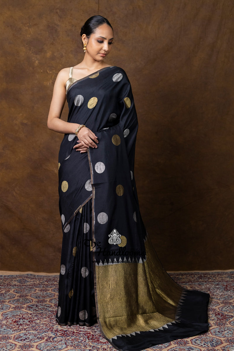 Pure Moonga Silk Handloom Banarasi Saree