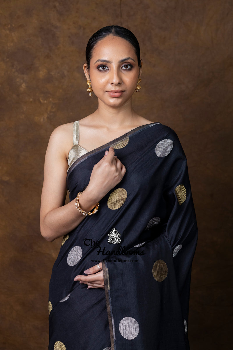 Pure Moonga Silk Handloom Banarasi Saree