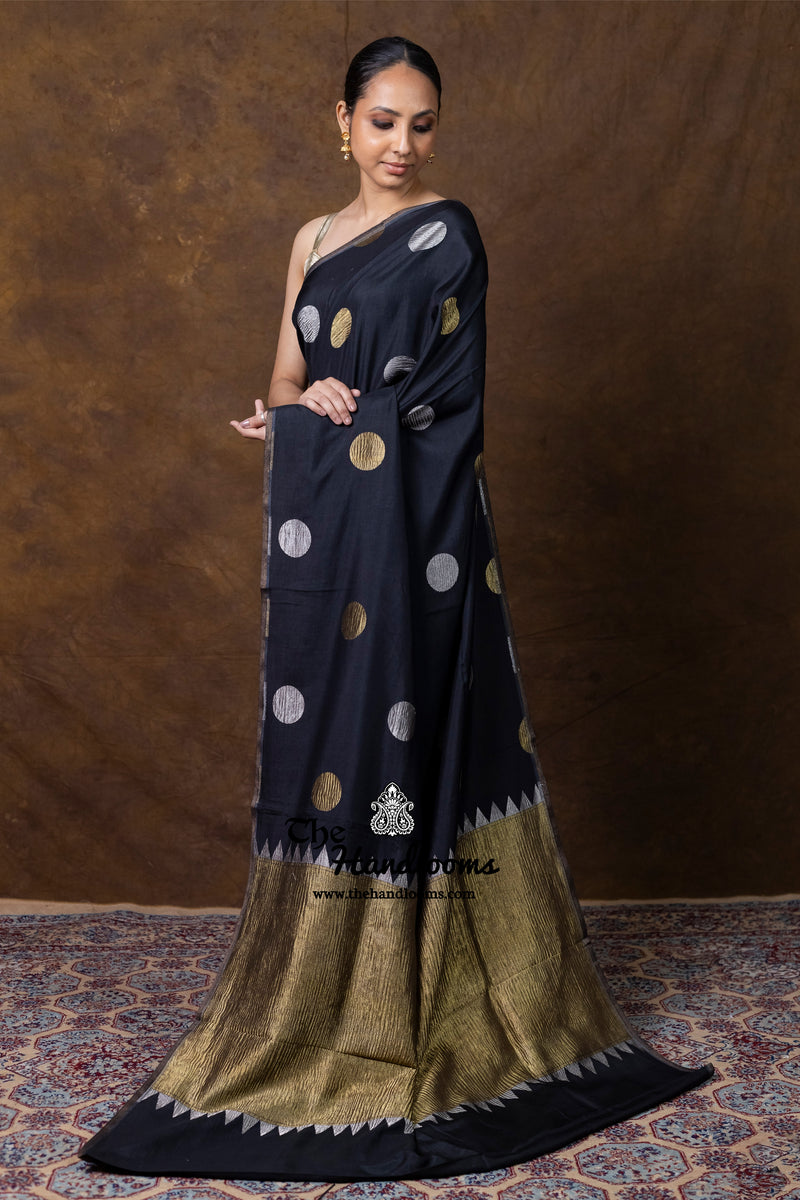 Pure Moonga Silk Handloom Banarasi Saree