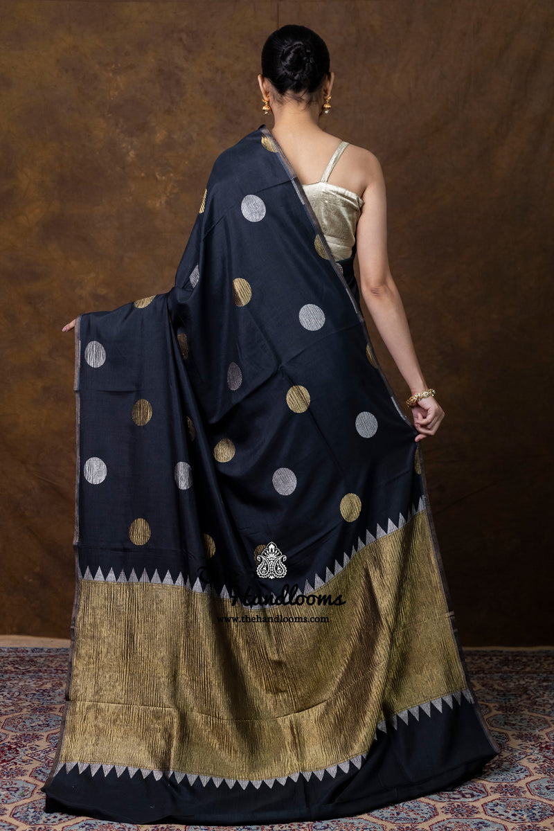 Pure Moonga Silk Handloom Banarasi Saree