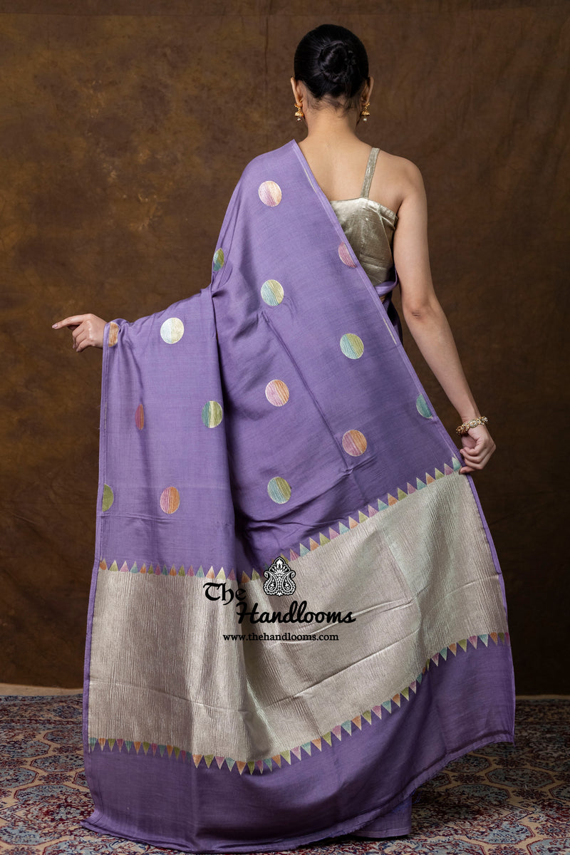 Pure Moonga Silk Handloom Banarasi Saree