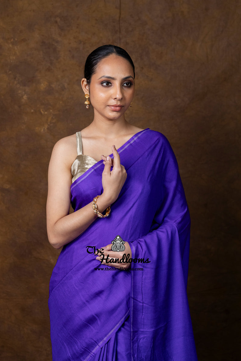 Pure Moonga Silk Handloom Banarasi Saree