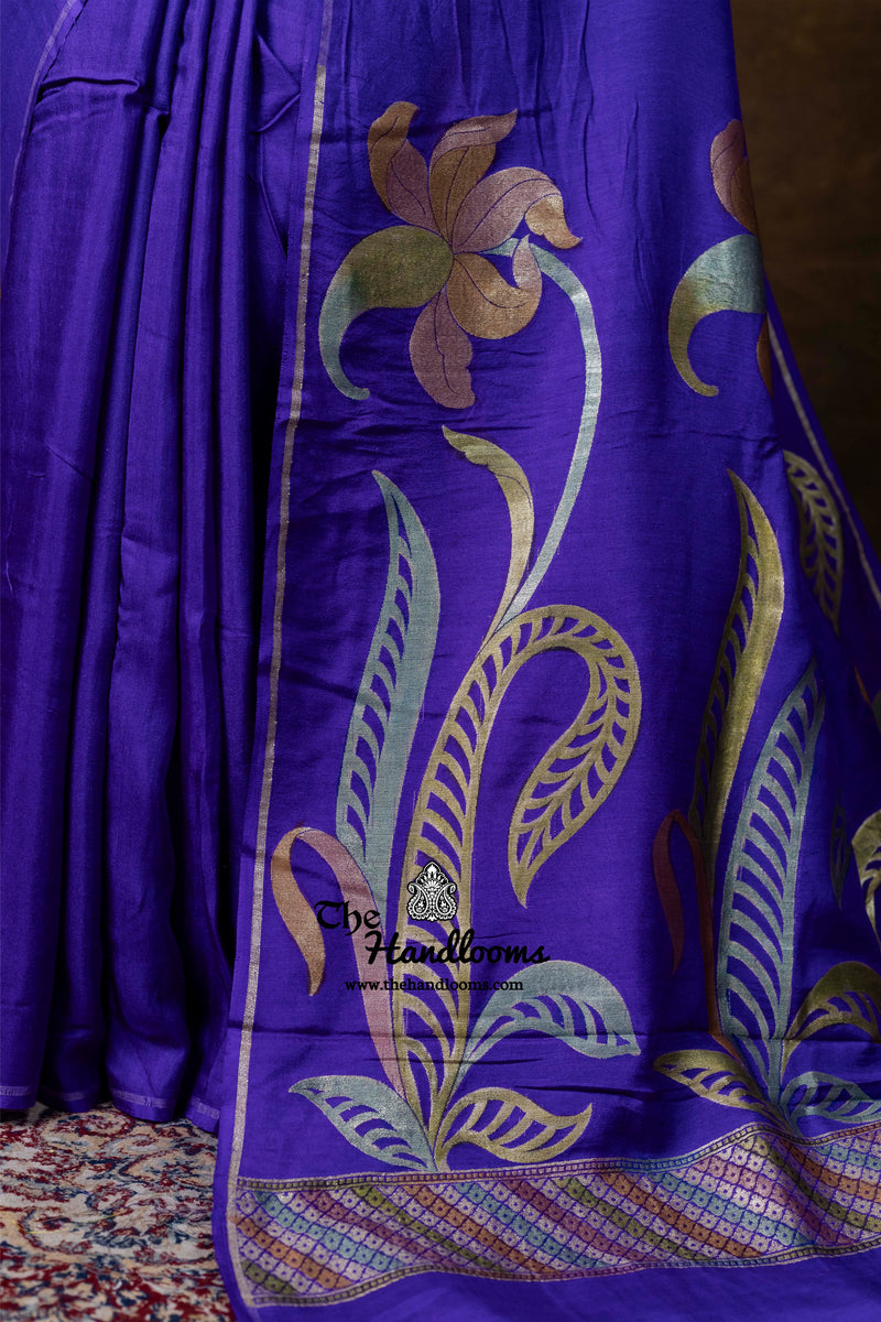 Pure Moonga Silk Handloom Banarasi Saree