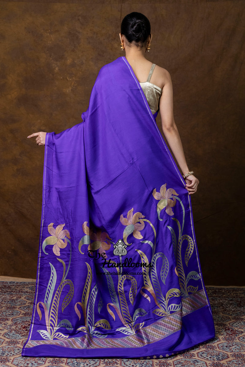 Pure Moonga Silk Handloom Banarasi Saree