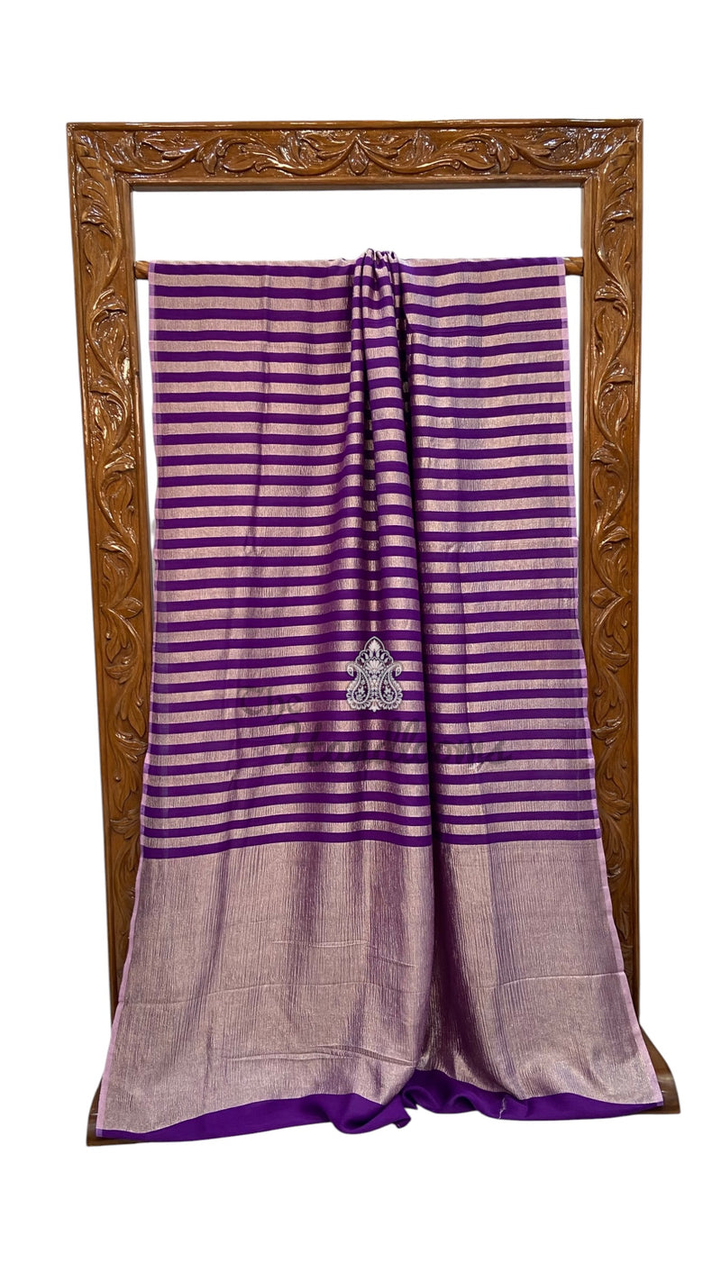 Pure Moonga Silk Handloom Banarasi Saree