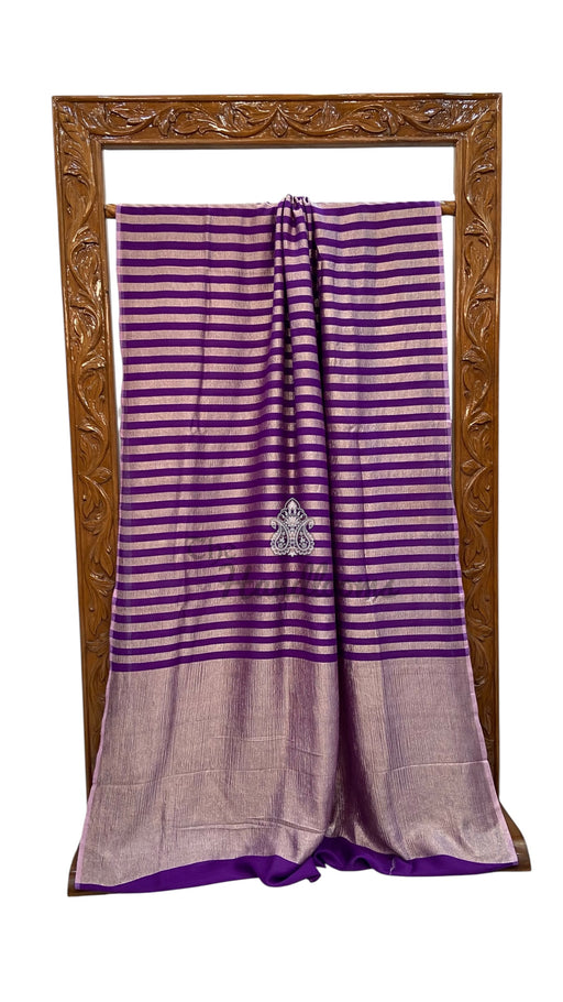 Pure Moonga Silk Handloom Banarasi Saree - The Handlooms