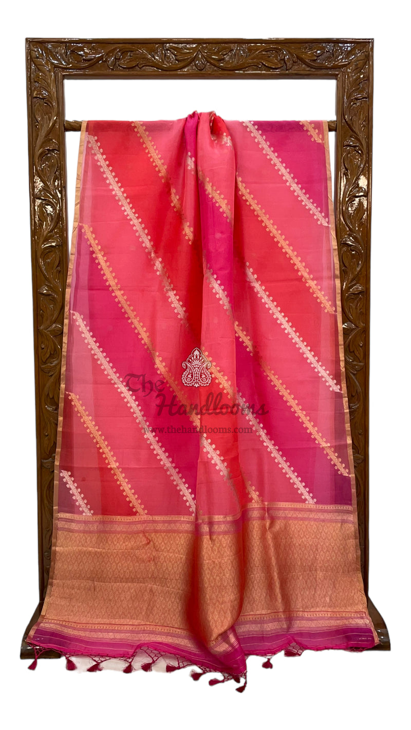 Rangkat Pure Kora Handloom Banarasi Saree - The Handlooms